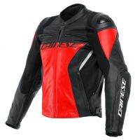Dainese RACING 4 pánská sportovní kožená bunda červená/černá vel.48